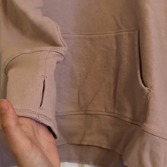 Calvin Klein performance sweatshirt muted pink/lavender color with cowel neck - Picture 2 of 5